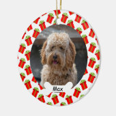 Cadeaudozen Custom Pet Puppy Dog Foto Keramisch Ornament (Links)