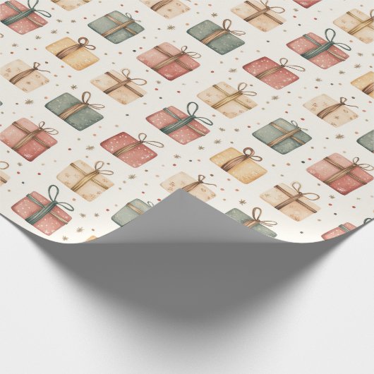 Cadeaudozen Kerstmis Cadeaupapier (Hoek)