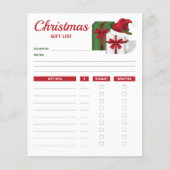 Cadeaudozen Met Een Hoed - Kerstcadeau Lijst Plann (Voorkant)