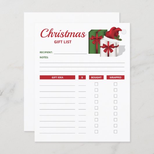 Cadeaudozen met een Pet - kerstcadelijstprogramma' (Voorkant / Achterkant)