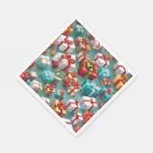 Cadeaudozen, verpakte cadeaus. servet (Hoek)