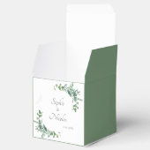 Cadeaudozen voor gasten Vert Sauge eucalyptus Bedankdoosjes (Geopend)