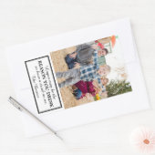 Cadeauetiket Rechthoekige Sticker (Envelop)