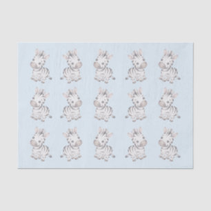 Cadeaufeestje cute zebra patroon tissuepapier