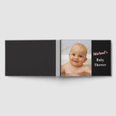 Cadeaufeestje Foto Monogram 🍼 Gefeliciteerd Gastenboek (Volledig)