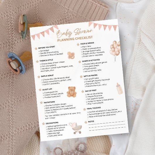 Cadeaufeestje planning checklist | Cute Cadeaufees