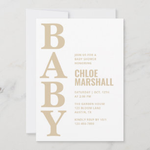 Cadeaufeestje voor baby's met neutrale geslachtsaa kaart