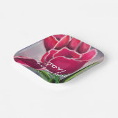 CadeauFloral Design, eigen Typografie Papieren Bordje (Gebogen)