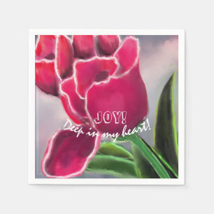 CadeauFloral Design, eigen Typografie Servet