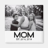 Cadeaufoto Mama Opgericht Magneet (Voorkant)