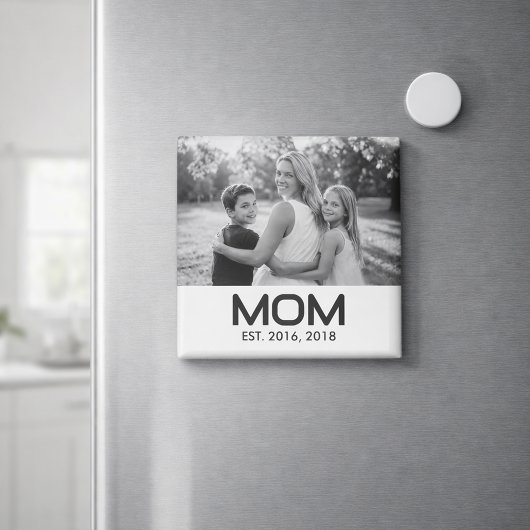 Cadeaufoto Mama Opgericht Magneet