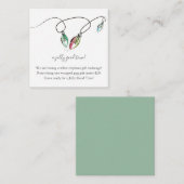 Cadeaugegevens invoegen notitiekaartje (Voorkant / Achterkant)