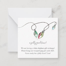 Cadeaugegevens invoegen notitiekaartje