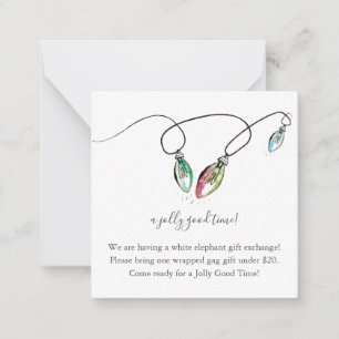 Cadeaugegevens invoegen notitiekaartje