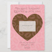 Cadeauhouder | Latte Love Kaart (Voorkant)