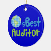 Cadeauidee voor accountants (beste werelden) keramisch ornament (Links)