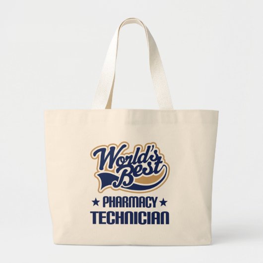 Cadeauidee voor apothekertechnicus (beste werelden grote tote bag (Voorkant)