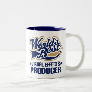 Cadeauidee voor de Visuele Producer van Gevolgen ( Tweekleurige Koffiemok