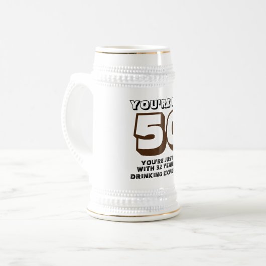 cadeauidee voor geboorte bierpul (Voorkant links)