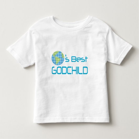 Cadeauidee voor godchild (werelden het beste) kinder shirts (Voorkant)
