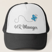 Cadeauidee voor HR Manager (vlinder) Trucker Pet (Voorkant)