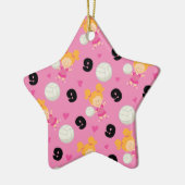 Cadeauidee voor meisjes Volleyball Player nummer 9 Keramisch Ornament (Links)