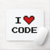 Cadeauidee voor programmeur | i hartcode mousepad muismat (Met muis)