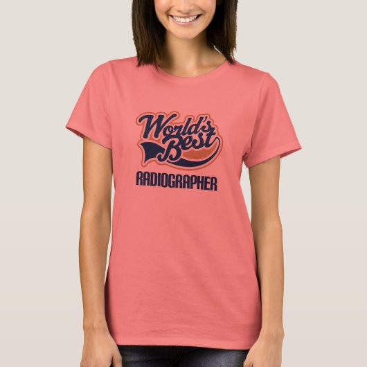 Cadeauidee voor radiograaf (beste werelden) t-shirt (Voorkant)