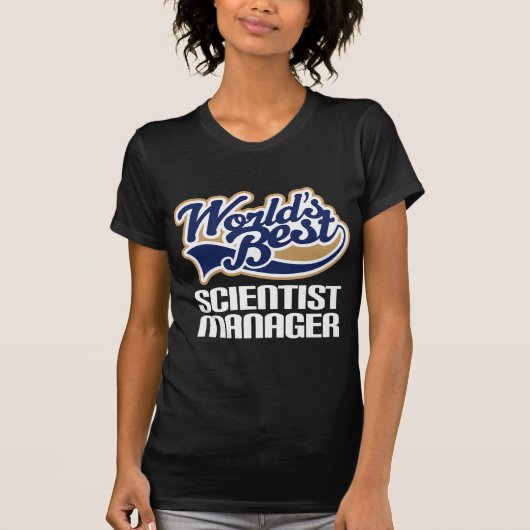 Cadeauidee voor wetenschappelijk manager (beste we t-shirt (Voorkant)