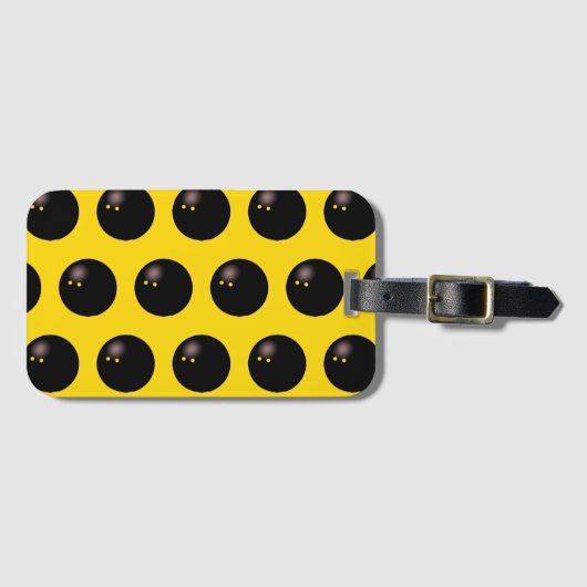 Cadeauideeën voor Squash Player Bagagelabel (Voorkant (horizontaal))