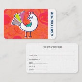 Cadeaukaart, Cadeaubon, D2-052115 Kortingskaartje (Voorkant / Achterkant)