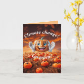 Cadeaukaart - Helloween Kaart (Gele Bloem)