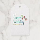 Cadeaukaart met folie cadeaulabels (Achterkant)