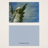 Cadeaukaart Ps 91:11 Angel-aanmoediging Visitekaartjes (Voorkant /achterkant)