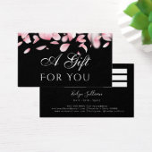 Cadeaukaart voor afvallende bladen visitekaartje (Bureau)