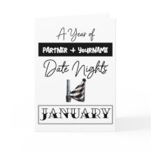  cadeaukaart voor een januari date nacht