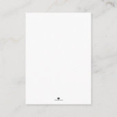 CadeauKaart voor Groom | Bridal Shower-uitnodiging Informatiekaartje (Achterkant)