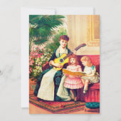 CadeauKaart voor Moederdag/Klassieke mama en kinde Feestdagenkaart (Voorkant)