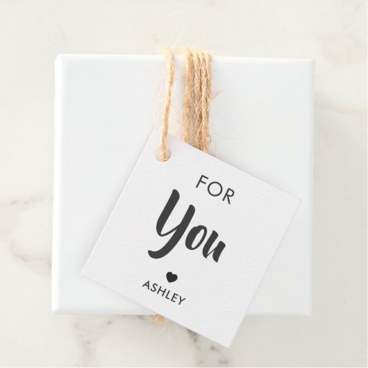 Cadeaukaartje voor jou, Cadeaukaartje voor elke ge Bedankjes Labels (In situ)