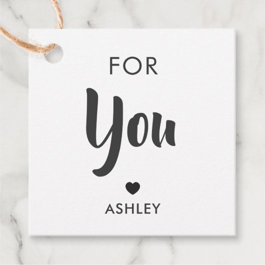 Cadeaukaartje voor jou, Cadeaukaartje voor elke ge Bedankjes Labels (Voorkant)