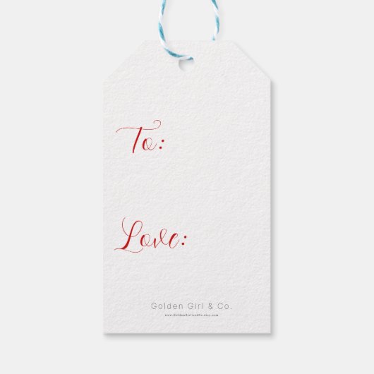 CadeauLabel (Achterkant)