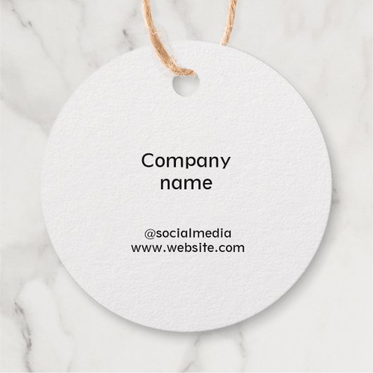 CadeauLabel Bedankjes Labels (Achterkant)