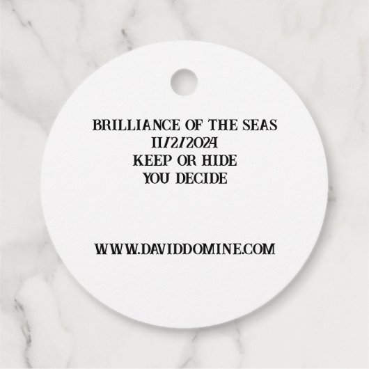 Cadeaulabel Bedankjes Labels (Achterkant)