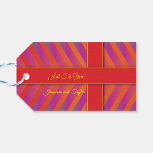 Cadeaulabel 'Helemaal Ingepakt'   (Achterkant Horizontaal)