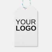 CadeauLabel met blauw en witte wijn (Voorkant)