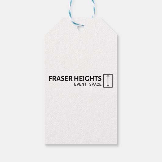 CadeauLabel met blauw en witte wijn (Achterkant)