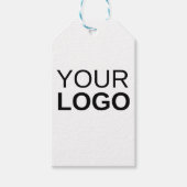 CadeauLabel met Blauw & Wit Koord (Voorkant)