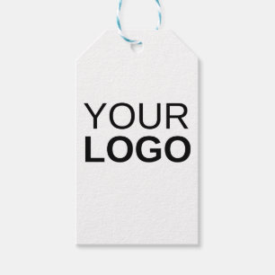 CadeauLabel met Blauw & Wit Koord