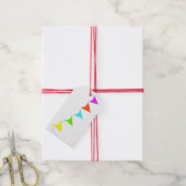 CadeauLabel met partijbanner (Met Touw)