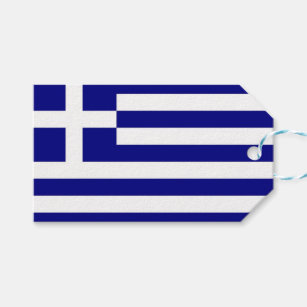 CadeauLabel met vlag van Griekenland